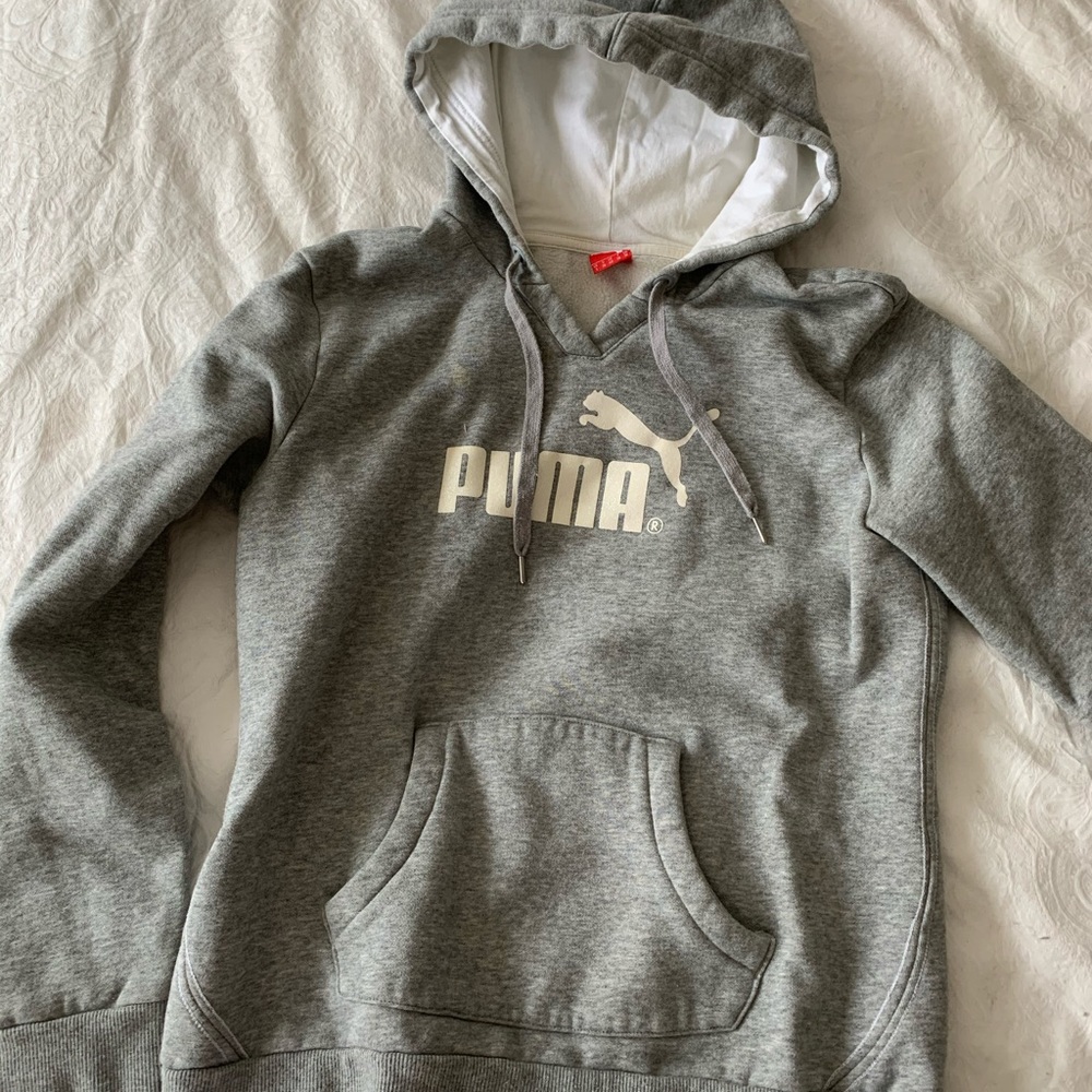 Puma grey hoodie